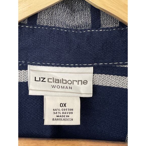 Liz Claiborne Women’s long sleeve Blouse size 0X - Picture 2 of 6